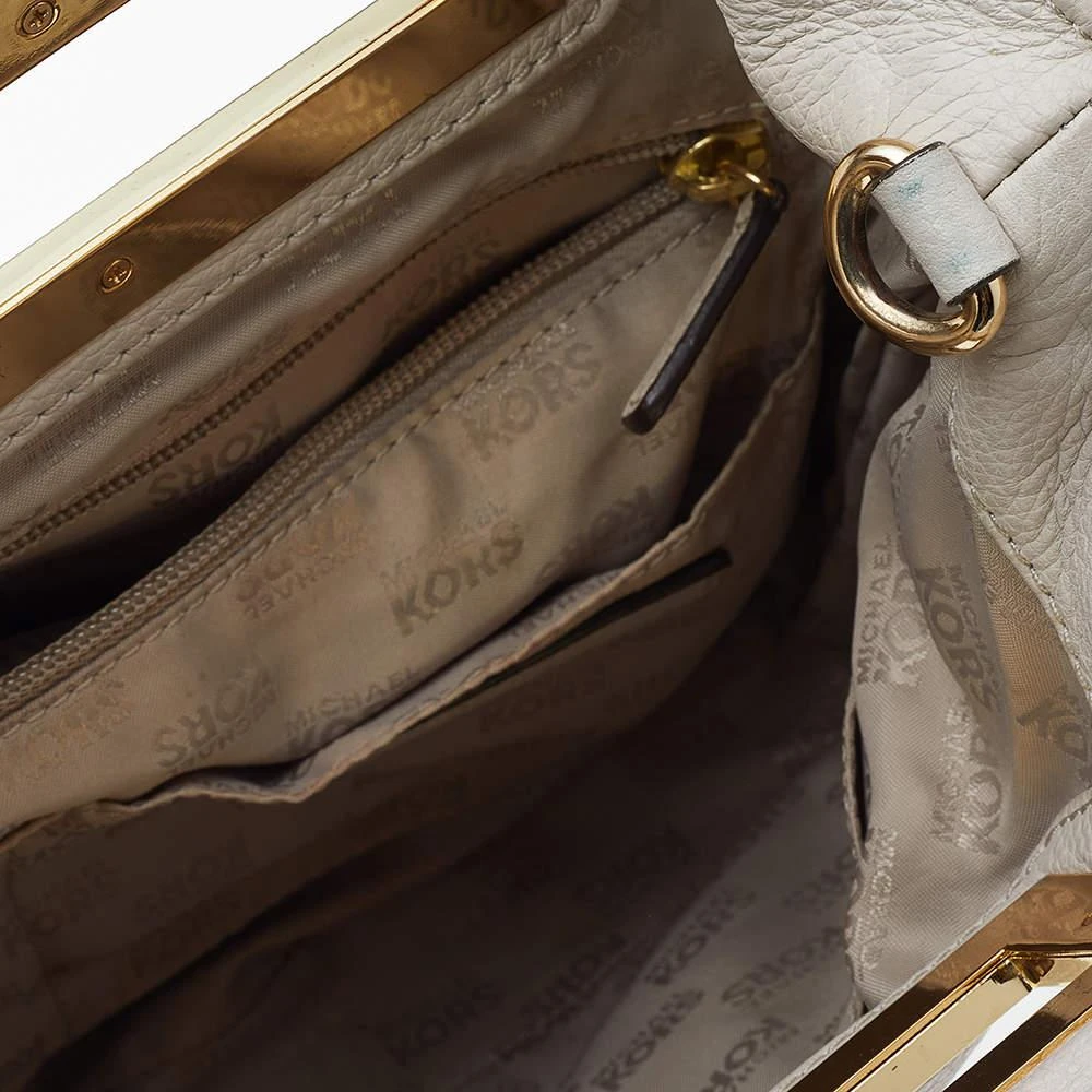 MICHAEL Michael Kors Off White Leather Crossbody Bag 商品