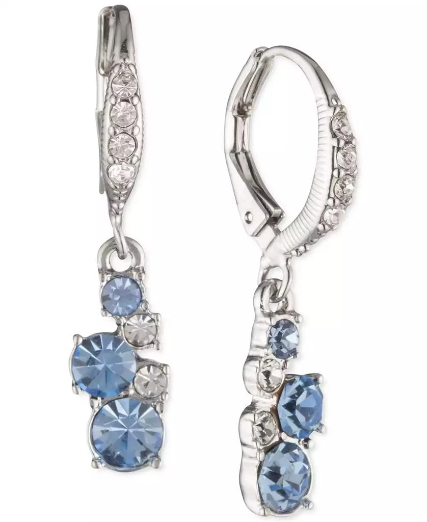 商品Givenchy|Silver-Tone 2-Pc. Set Stone Scatter Cluster Cuff Bangle Bracelet & Matching Drop Earrings,价格¥582,第3张图片详细描述