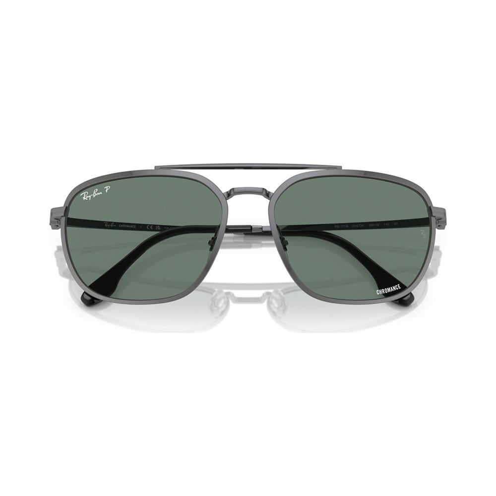 Men's Polarized Sunglasses, RB3708 Chromance商品第6张图片规格展示