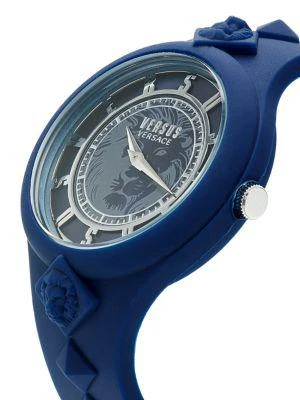 商品Versus Versace|39MM Stainless Steel & Silicone Strap Watch,价格¥375,第3张图片详细描述