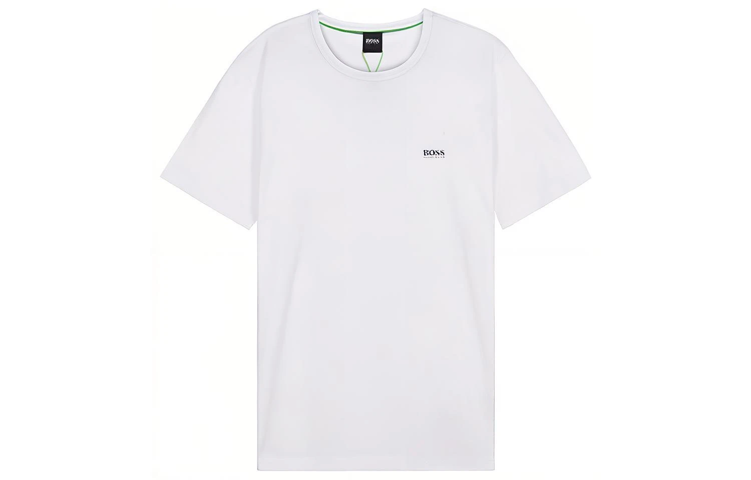 商品[国内直发] Hugo Boss|SS21 棉质纯色圆领短袖T恤 男款 白色,价格¥384,第1张图片