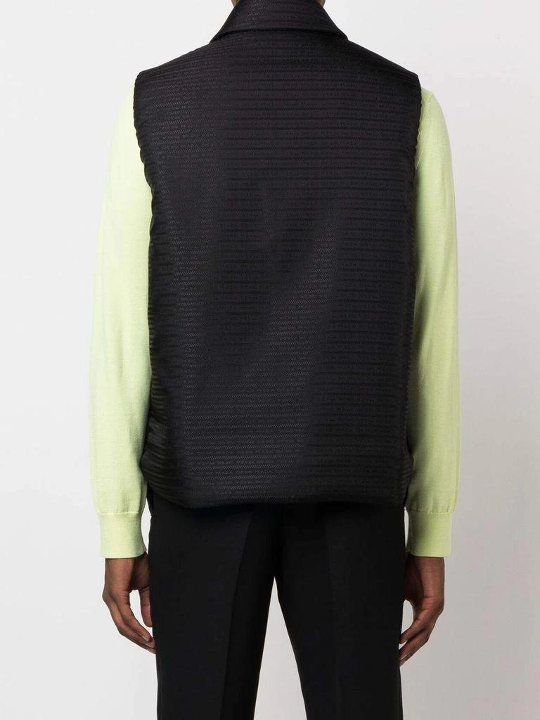 商品Prada|PRADA logo-plaque detail vest,价格¥9968,第4张图片详细描述