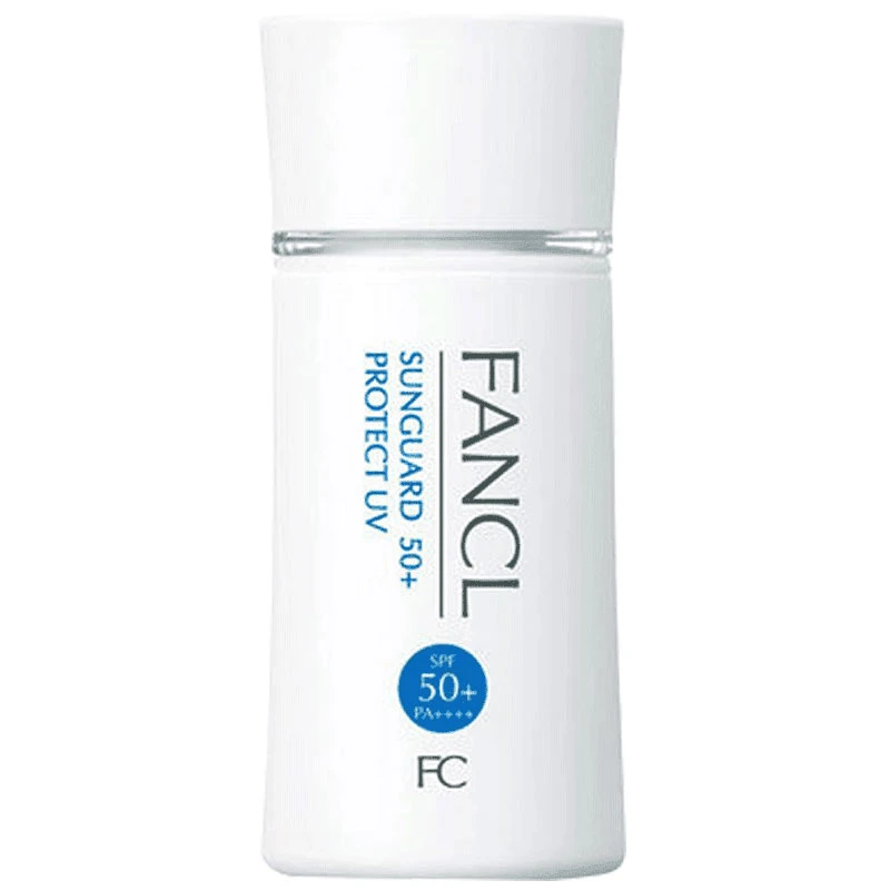 商品FANCL|日本Fancl芳珂无添加物理防晒乳霜 SPF50+防水防汗敏肌保湿60ml,价格¥200,第1张图片