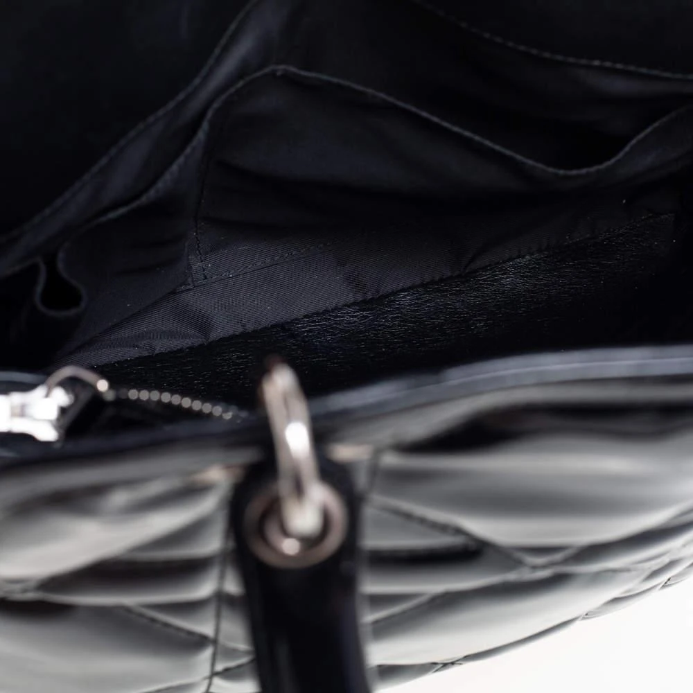 Dior Black Cannage Patent Leather Small Granville Tote 商品