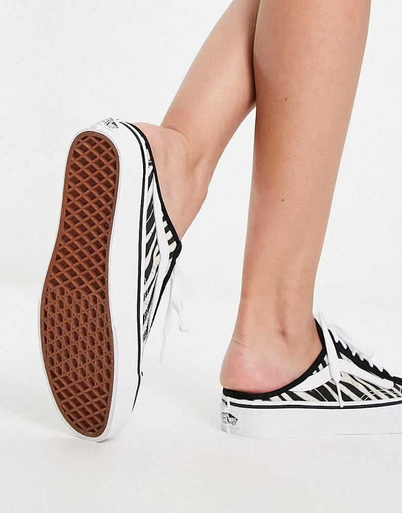 商品Vans|Vans Style 36 zebra mule trainers in black and white,价格¥515,第3张图片详细描述