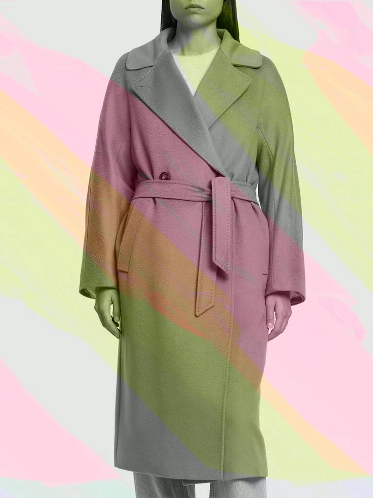 商品Weekend Max Mara|Resina Belted Wool Midi Coat,价格¥9183,第2张图片详细描述