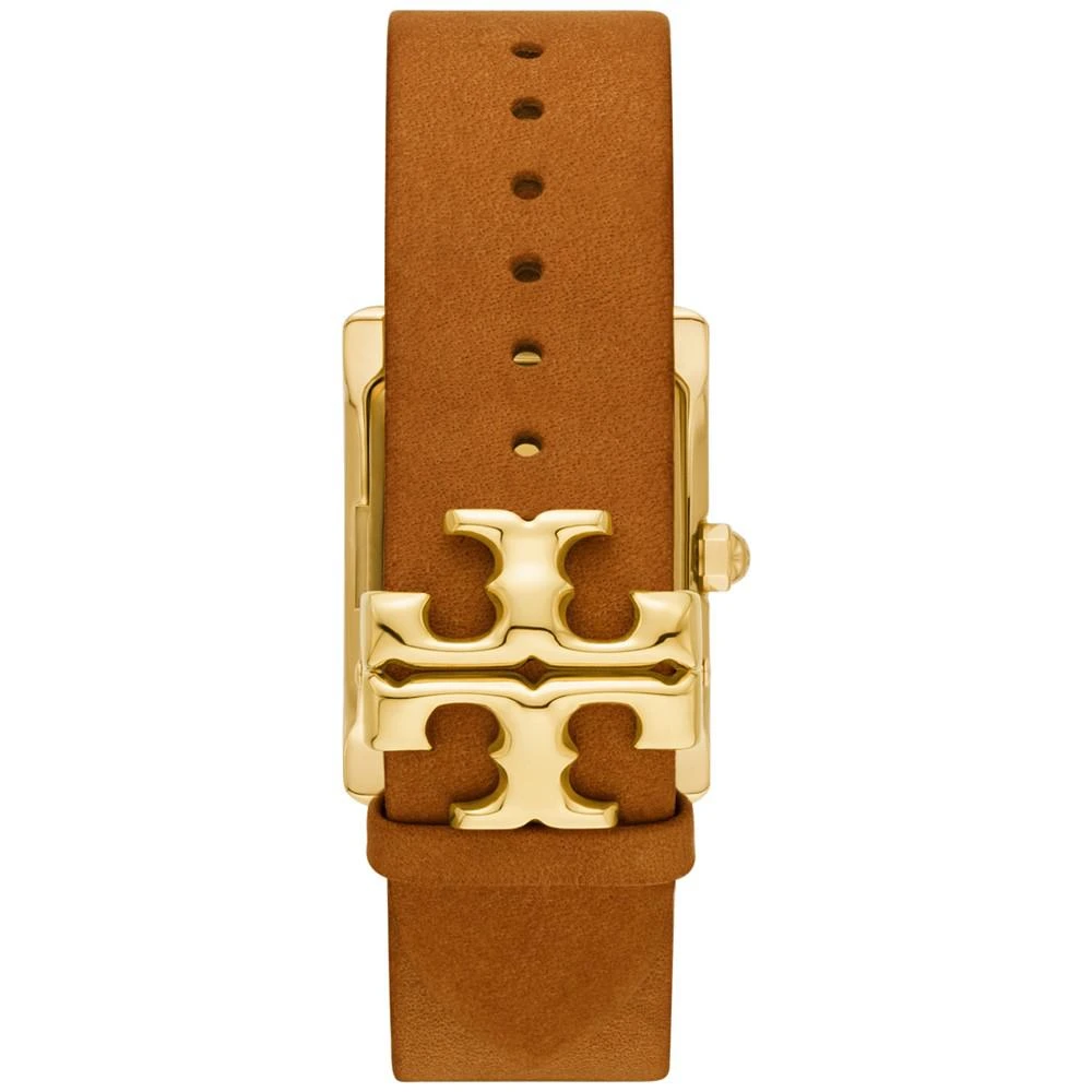 商品Tory Burch|Women's The Eleanor Luggage Leather Strap Watch 24mm,价格¥1574,第3张图片详细描述