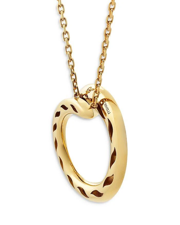 商品Crivelli|18K Yellow Gold Like Diamond Pavé Circle Pendant Necklace, 14-16" - Exclusive, Italy Campaign,价格¥49914,第3张图片详细描述