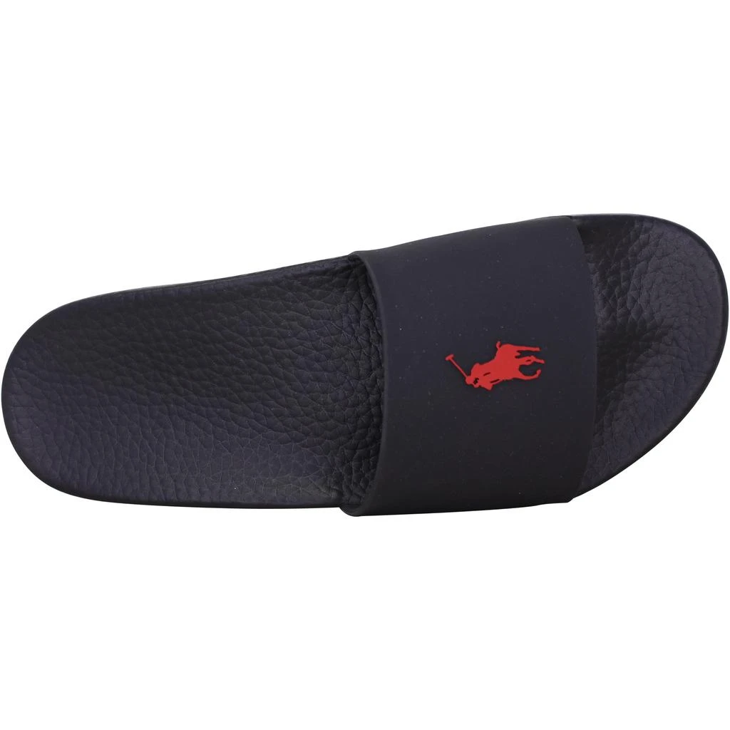 商品Ralph Lauren|Ralph Lauren Polo Slide SN SLI Black/Red  809852071004 Men's,价格¥332,第2张图片详细描述