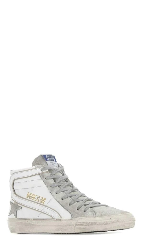 商品Golden Goose|Golden Goose Deluxe Brand Slide High-Top Sneakers,价格¥3057,第2张图片详细描述