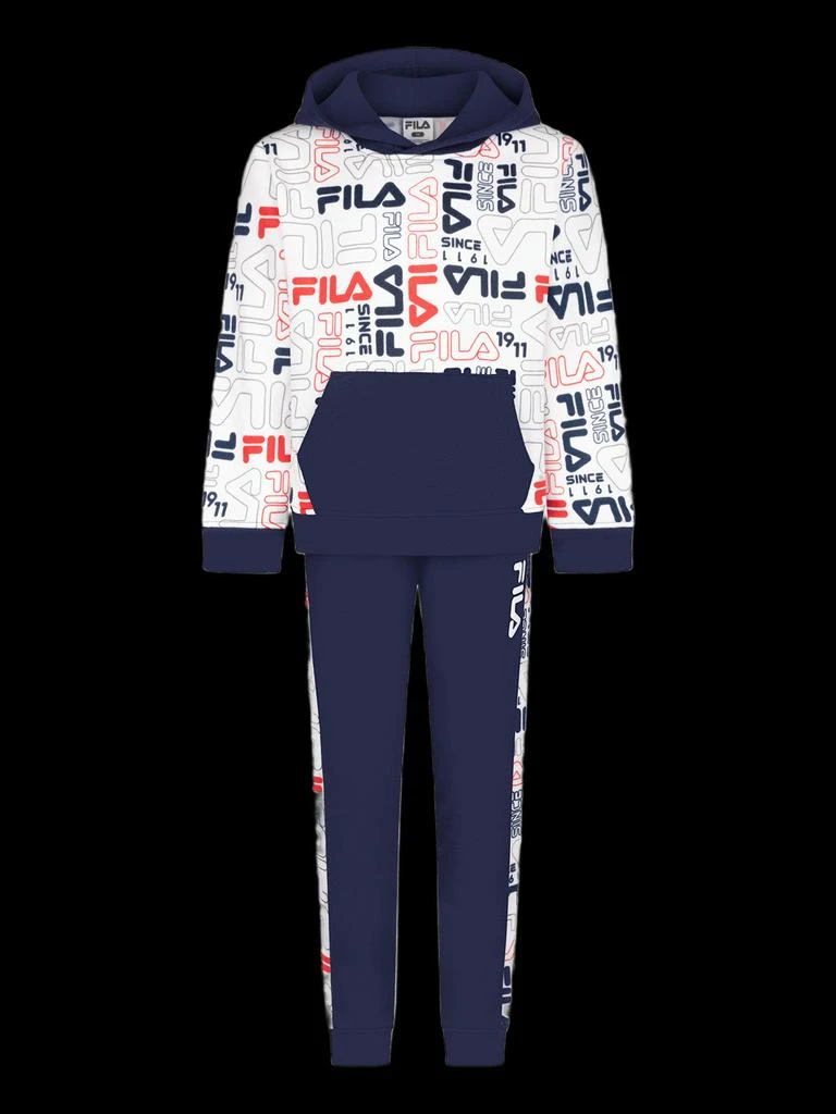 商品Fila|Boys Long Sleeve Logo Hoodie & Jogger 2-Piece Set,价格¥90,第1张图片