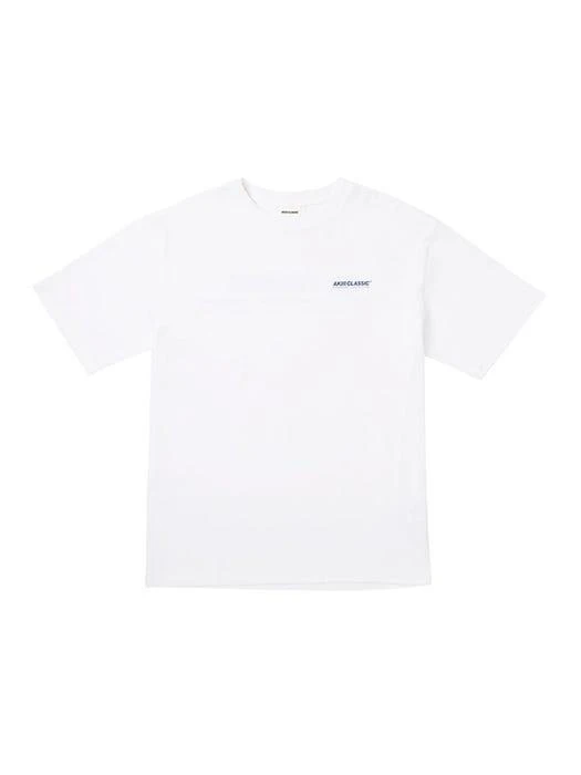商品AKIII CLASSIC|Overfit Essential Graphic Short Sleeve (White),价格¥339,第2张图片详细描述