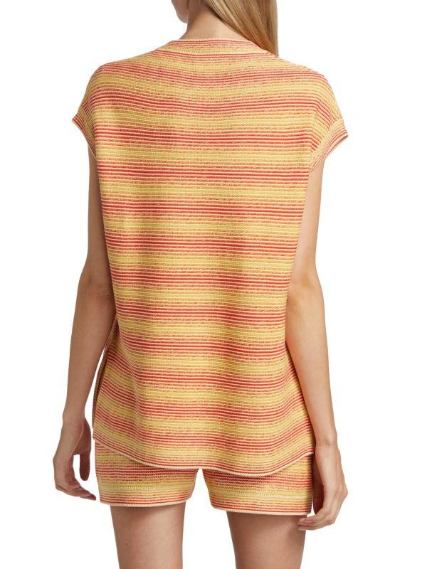 商品Loro Piana|Cornell Striped Tunic Top,价格¥1828,第2张图片详细描述