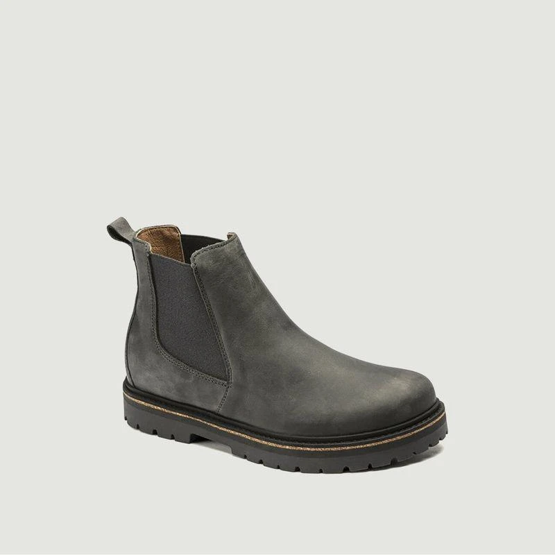 商品Birkenstock|Chelsea boots in nubuck Stalon Graphite BIRKENSTOCK,价格¥1481,第2张图片详细描述