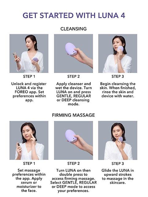 Luna™ 4 Facial Cleansing & Massage Device商品第6张图片规格展示
