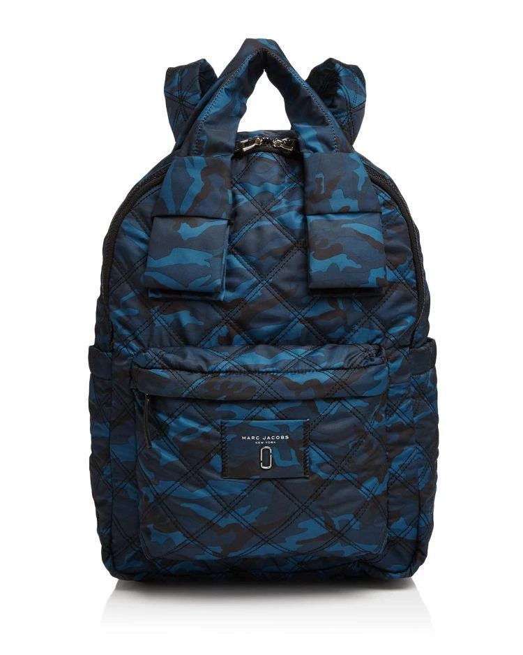 商品Marc Jacobs|Knot Camo Print Large Nylon Backpack 大号尼龙双肩背,价格¥1702,第1张图片