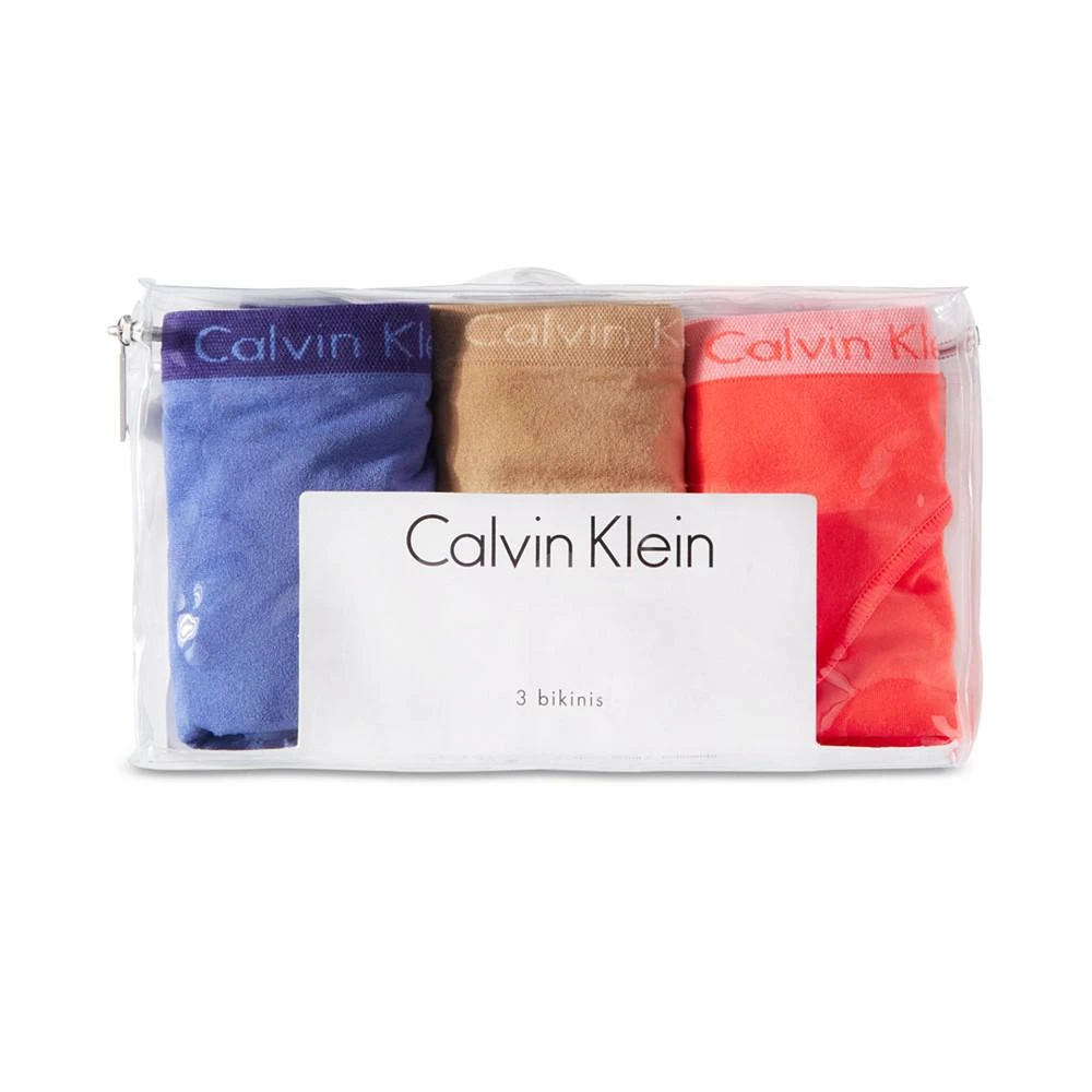 商品Calvin Klein|Women's Seamless 3-Pack Bikini Underwear QD3564,价格¥262,第3张图片详细描述