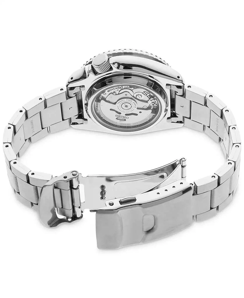 商品Seiko|Men's Automatic 5 Sports Stainless Steel Bracelet Watch 43mm,价格¥2434,第3张图片详细描述