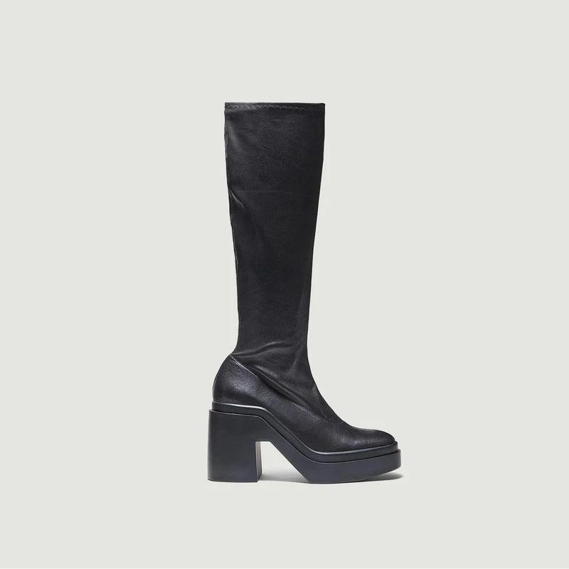 商品ROBERT CLERGERIE|Nelly Boots Blk Npstr Clergerie,价格¥5709,第1张图片
