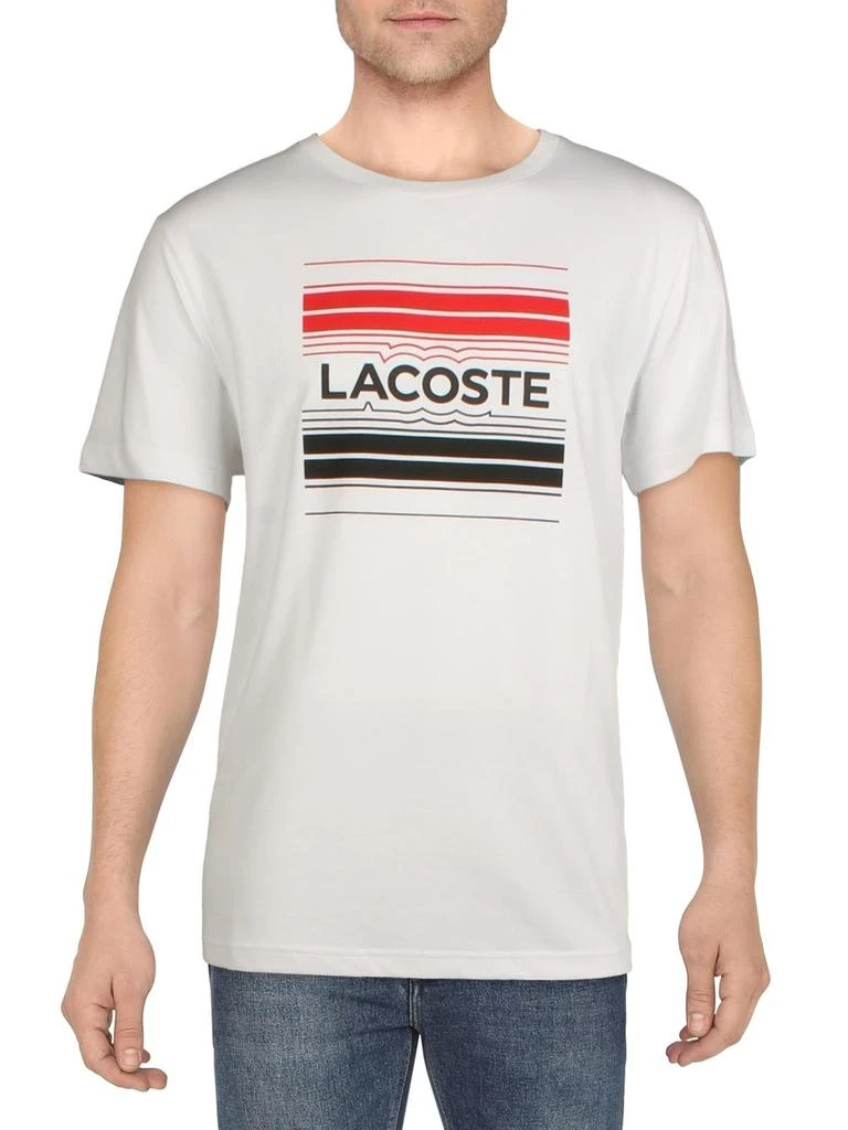 商品Lacoste|Mens Long Sleeve Crewneck Graphic T-Shirt,价格¥279,第1张图片