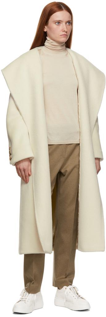 商品Max Mara|White Ferrara Wrap Coat,价格¥34083,第6张图片详细描述