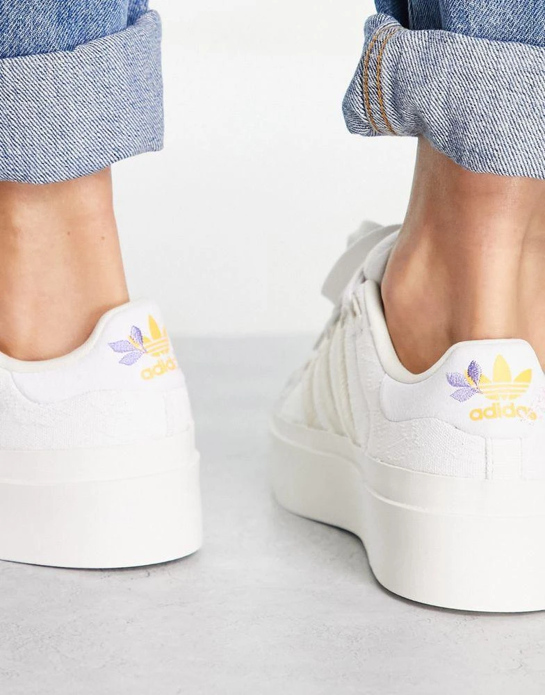 商品Adidas|adidas Originals Superstar Bonega platform trainers in off white,价格¥838,第3张图片详细描述