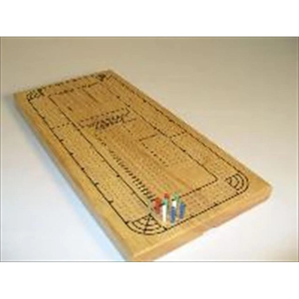 商品WorldWise Imports|World Wise Imports 33504 Cribbage - 4-Player Oak Metal Pegs,价格¥312,第1张图片