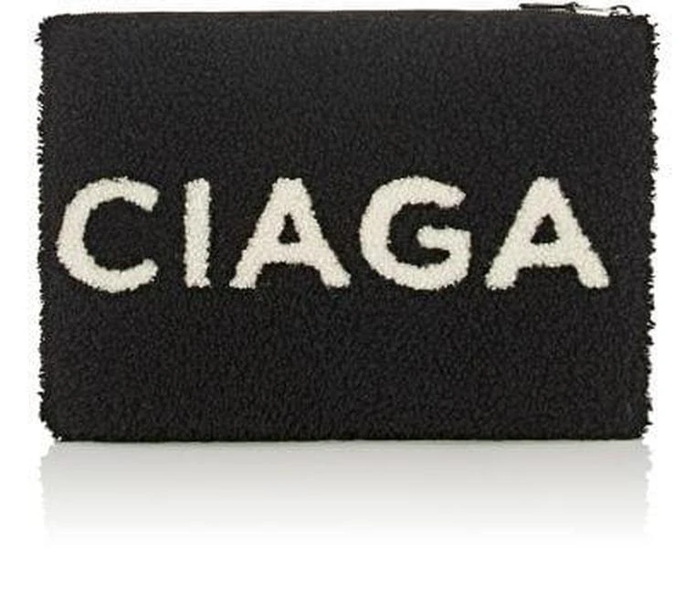 商品Balenciaga|Logo Shearling Pouch,价格¥11837,第3张图片详细描述