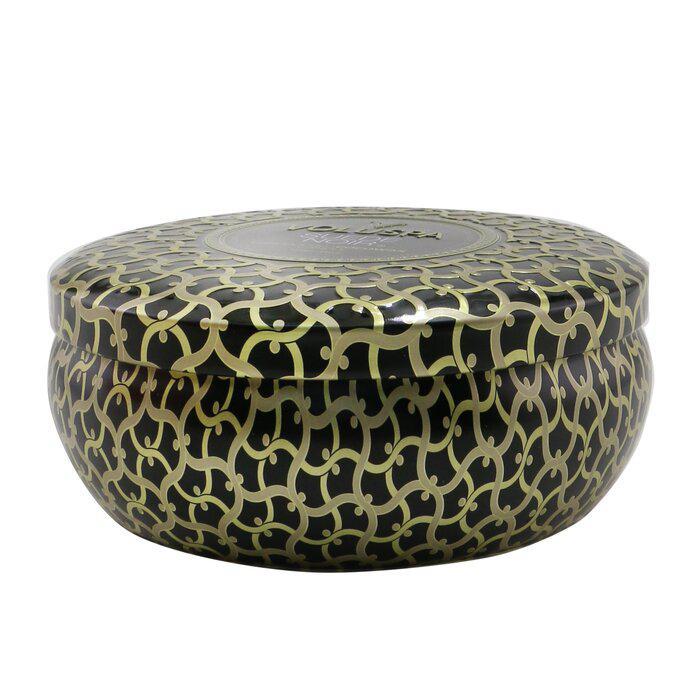 商品Voluspa|Voluspa 三烛芯装饰罐香薰蜡烛 - 黑麂皮 340g/12oz,价格¥240,第4张图片详细描述