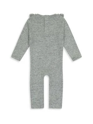 商品Andy & Evan|Baby Girl's Ruffle Chevron Coveralls,价格¥161,第2张图片详细描述