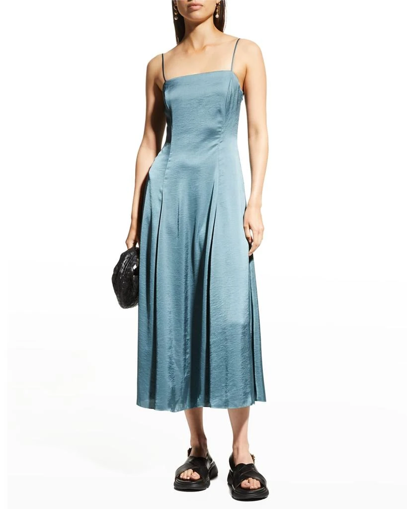 商品Theory|Satin Cami Midi Dress,价格¥1121,第1张图片