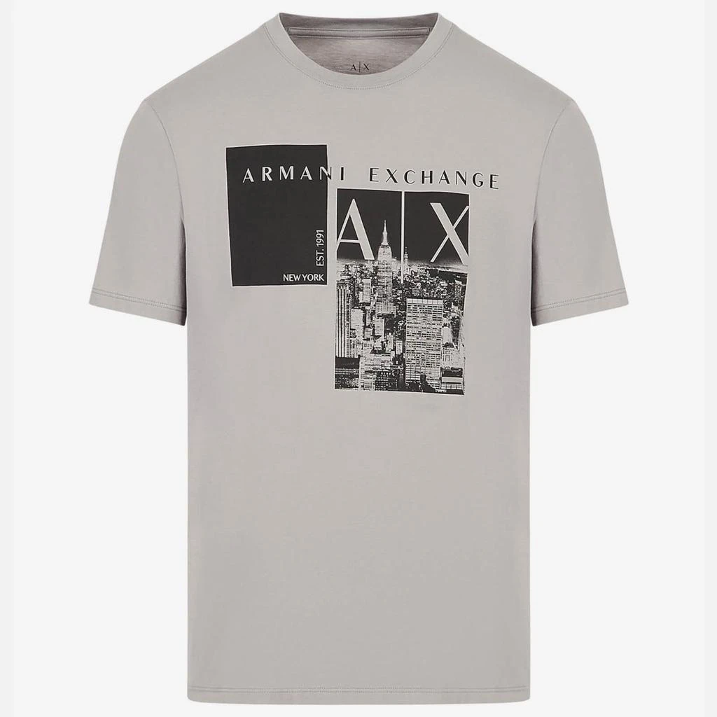 商品Armani Exchange|Armani Exchange Printed Cotton-Jersey T-Shirt,价格¥300,第1张图片