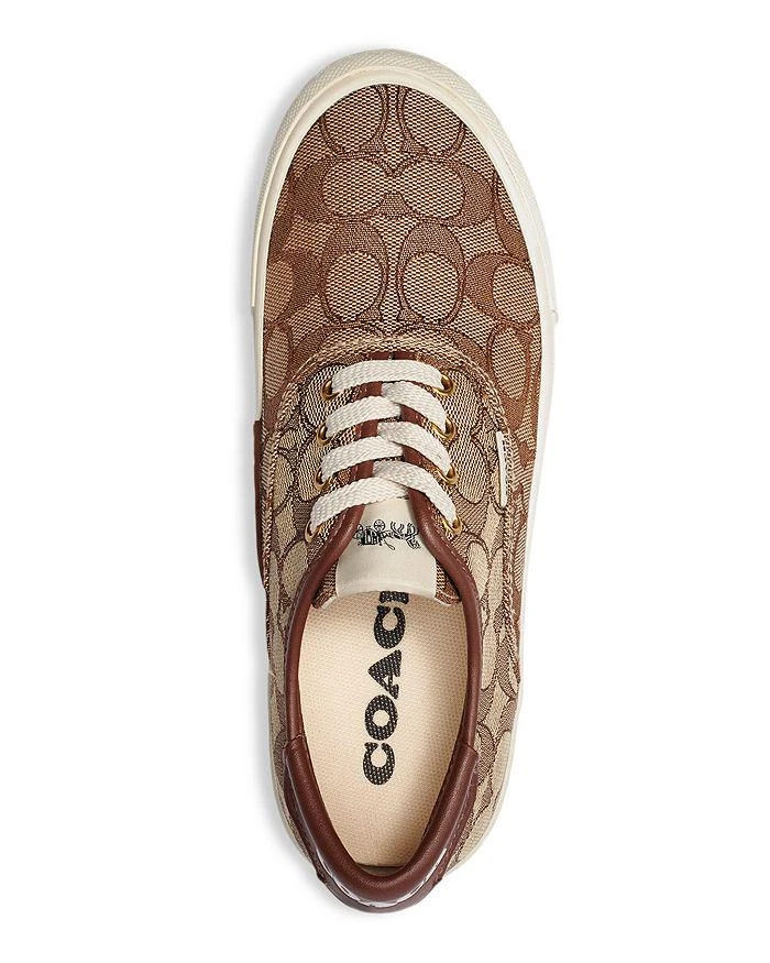 商品Coach|Women's Citysole Logo Canvas Skate Sneakers,价格¥710,第3张图片详细描述
