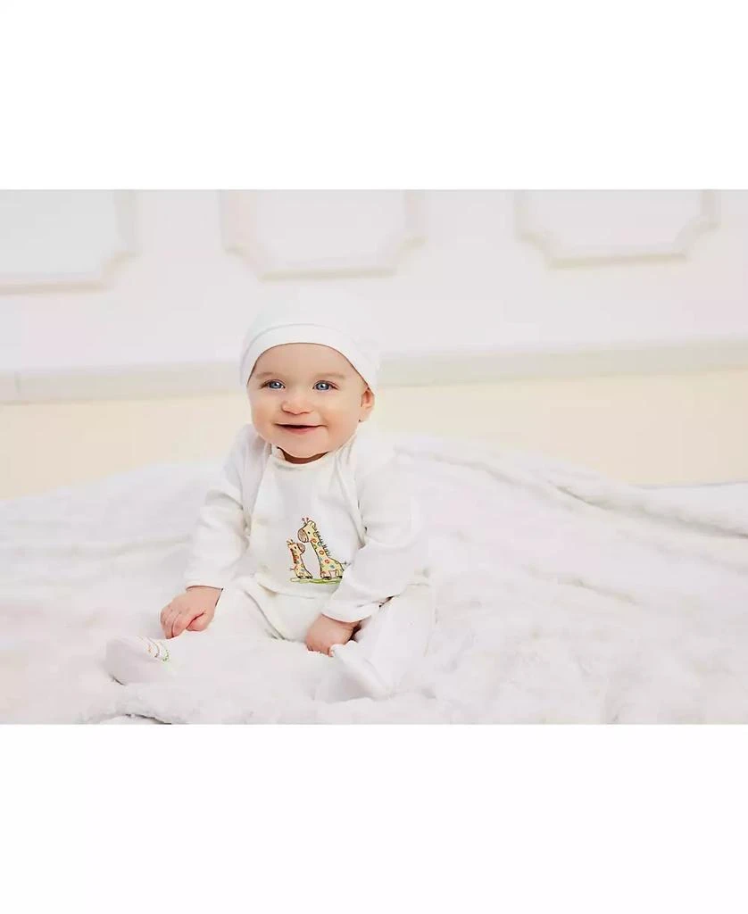 商品Little Me|Baby Boys or Baby Girls Giraffe Coverall with Hat, 2 Piece Set,价格¥98,第3张图片详细描述