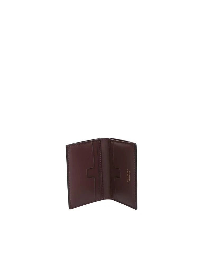 商品Tom Ford|TOM FORD TOM FORD CROCODILE EFFECT CARD HOLDER. DESIGN WITH A GLOSSY FINISH, PRACTICAL AND REFINED,价格¥2355,第3张图片详细描述