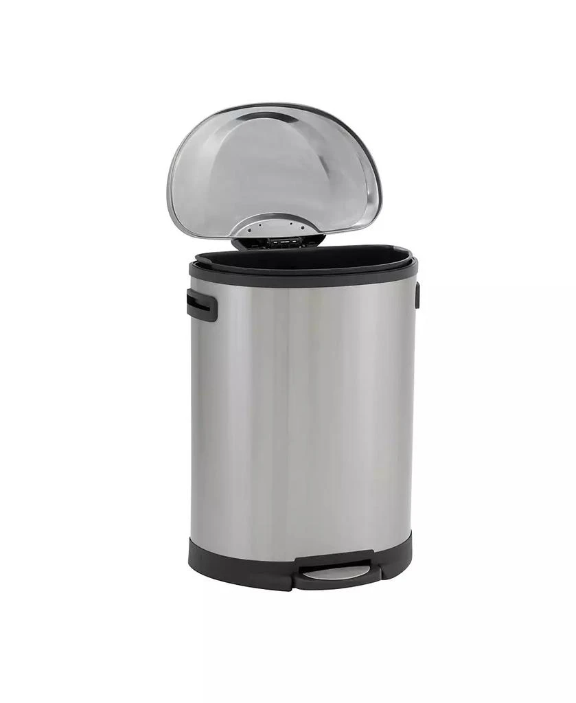 商品Household Essentials|Stainless Steel 50L Aspen Oval Step Trash Can,价格¥1364,第4张图片详细描述