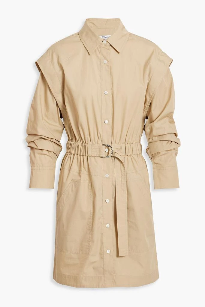 商品Derek Lam|Belted cotton-poplin mini shirt dress,价格¥667,第1张图片