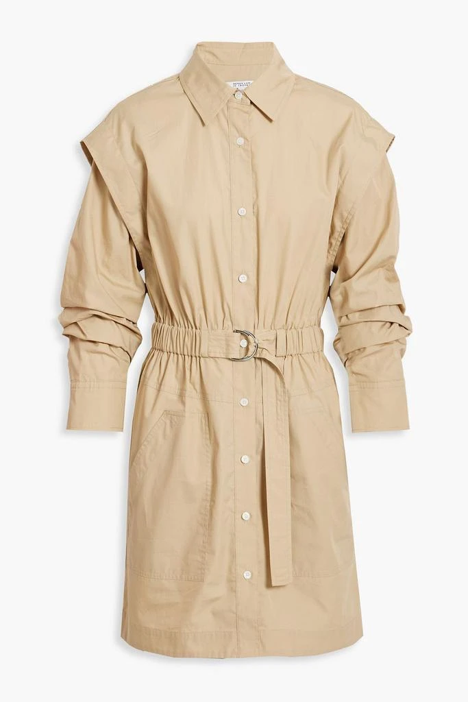 商品Derek Lam|Hadley belted cotton-poplin mini shirt dress,价格¥684,第1张图片