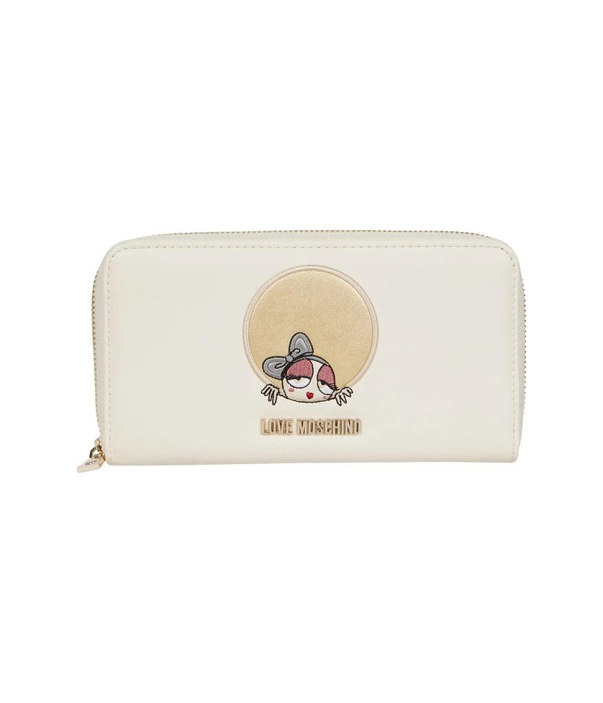 商品Moschino|Portafogli Calf PU Wallet,价格¥406,第1张图片