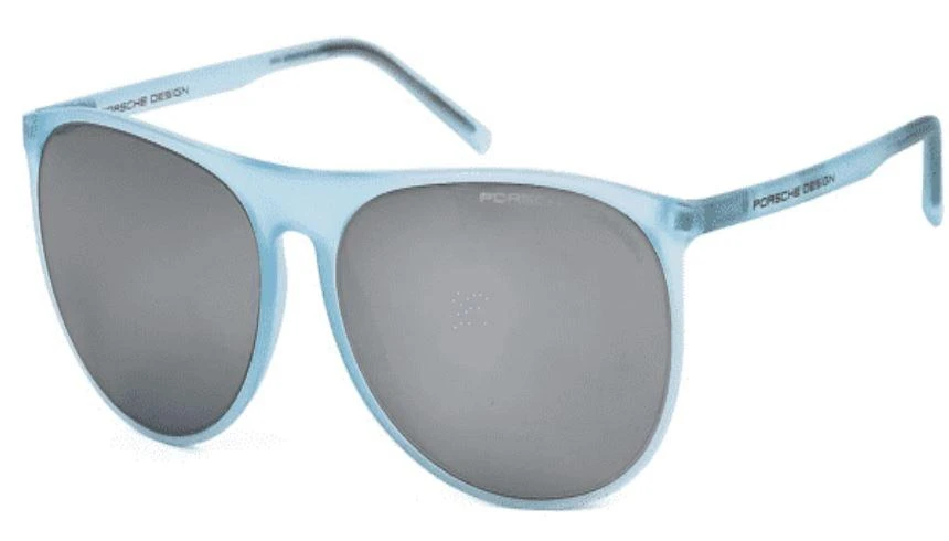 商品Porsche Design|Grey Oval Unisex Sunglasses P8596 D 58,价格¥750,第1张图片