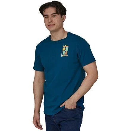 商品Patagonia|Spirited Seasons Organic T-Shirt - Men's,价格¥187,第4张图片详细描述