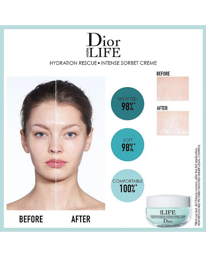 商品Dior|Hydra Life Hydration Rescue - Intense Sorbet Creme,价格¥513,第4张图片详细描述