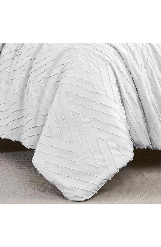商品SOUTHSHORE FINE LINENS|Chevron Jacquard Comforter Set,价格¥693,第3张图片详细描述
