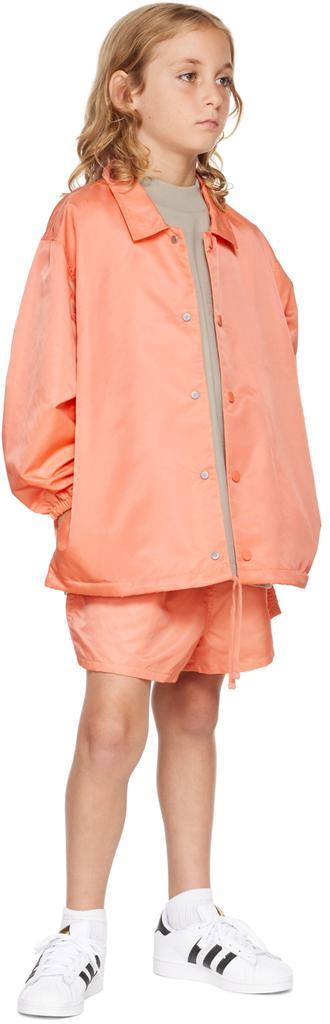 商品Essentials|Kids Pink '1977' Coaches Jacket,价格¥638,第6张图片详细描述