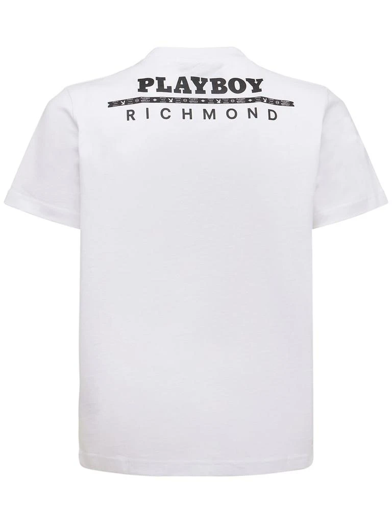商品Richmond|Logo Cotton T-shirt,价格¥387,第4张图片详细描述