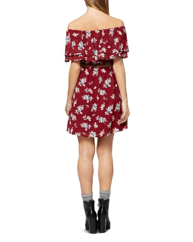 商品Sanctuary|Sanctuary Skylar Off-the-Shoulder Floral Print Dress,价格¥284,第2张图片详细描述