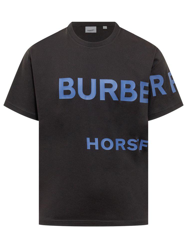 Burberry Logo Printed Crewneck T-Shirt商品第1张图片规格展示