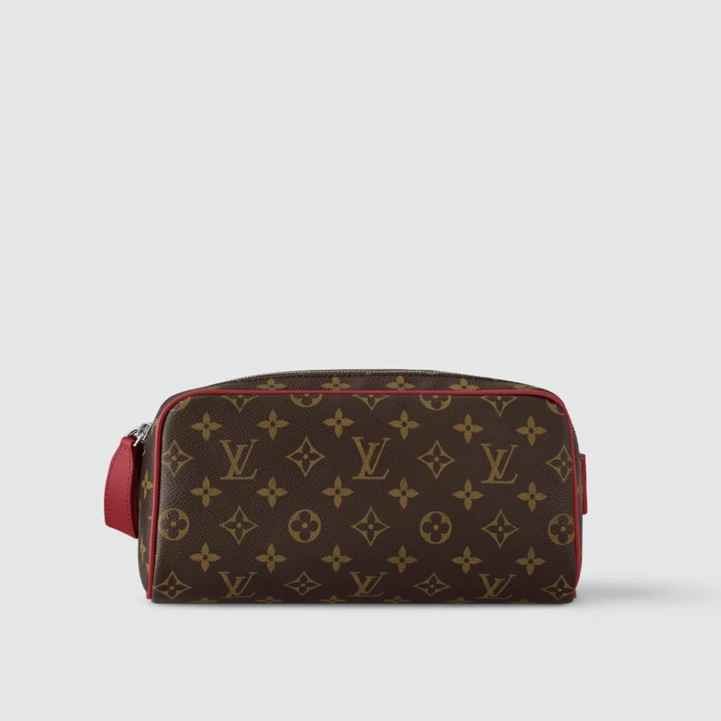 商品Louis Vuitton|【预售3-7天】LV/路易威登 男女通用棕色帆布/牛皮化妆包,价格¥8395,第6张图片详细描述