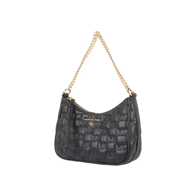 Michael Kors  JET SET CHARM小号人造革链条女士手提单肩腋下包 32S2GT9C1L-BLACK 商品