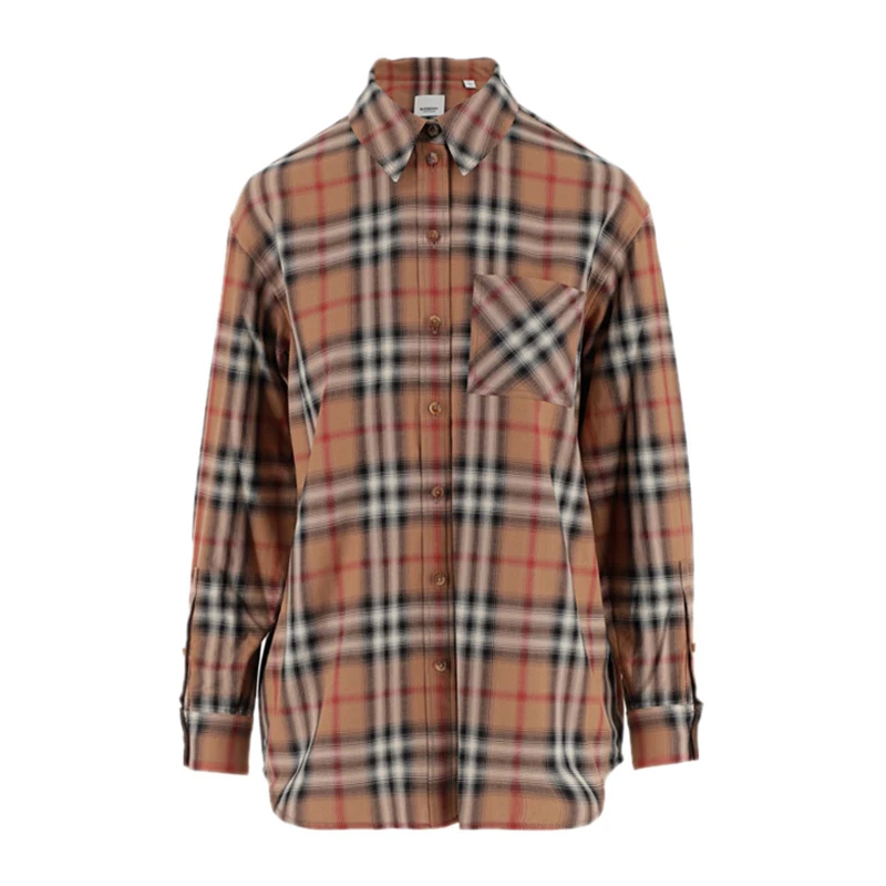 BURBERRY 博柏利 女士米色衬衫 8037305 商品